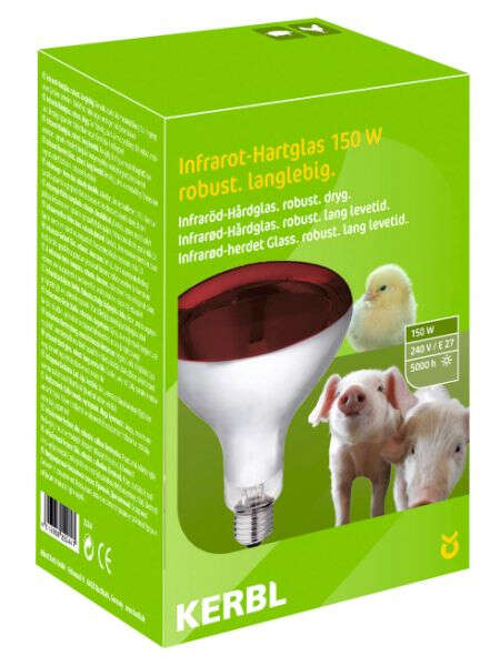 Hartglas-Infrarotlampe